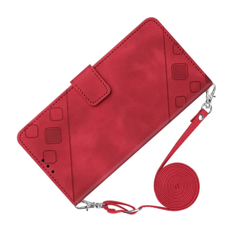PT005 YB Imprinting Series-7 for Motorola Moto G Power (2024) Case Skin-Feel Wallet Phone Cover