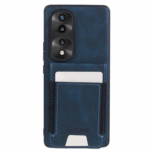 SUTENI H03 For Honor 70 Pro 5G Case Kickstand Phone Cover with Card Slots