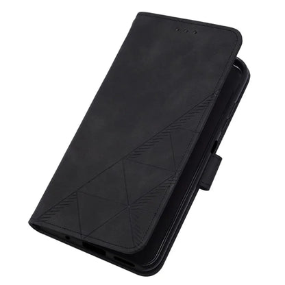 YB Imprinting Series-2 for Motorola Moto G Play (2024) 4G Leather Case Crossbody Wallet Cover