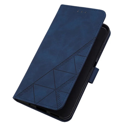 YB Imprinting Series-2 for Motorola Moto G Play (2024) 4G Leather Case Crossbody Wallet Cover