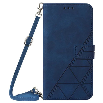YB Imprinting Series-2 for Motorola Moto G Play (2024) 4G Leather Case Crossbody Wallet Cover