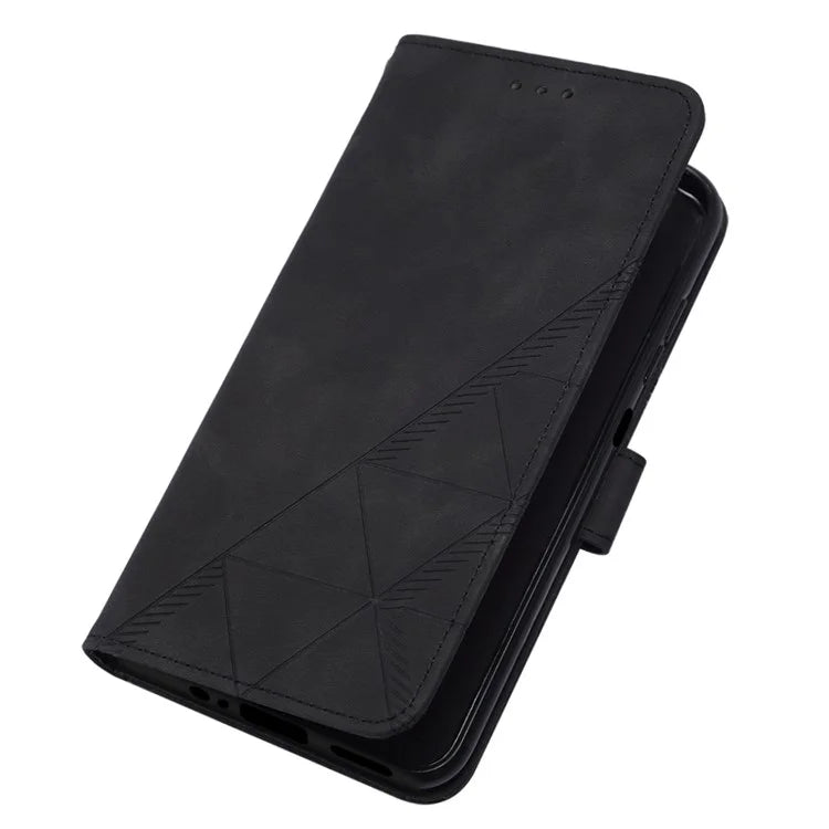 YB Imprinting Series-2 for Motorola Moto G Power (2024) Case Crossbody Phone Bag Leather Cover