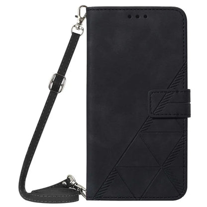 YB Imprinting Series-2 for Motorola Moto G Power (2024) Case Crossbody Phone Bag Leather Cover