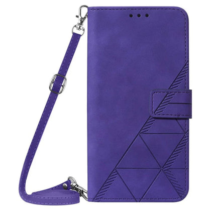 YB Imprinting Series-2 for Motorola Moto G Power (2024) Case Crossbody Phone Bag Leather Cover
