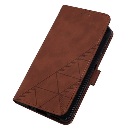 YB Imprinting Series-2 for Motorola Moto G Power (2024) Case Crossbody Phone Bag Leather Cover