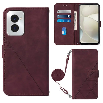 YB Imprinting Series-2 for Motorola Moto G Power (2024) Case Crossbody Phone Bag Leather Cover