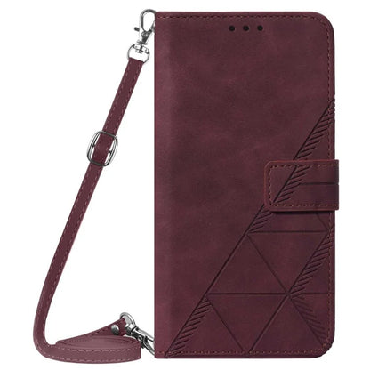 YB Imprinting Series-2 for Motorola Moto G Power (2024) Case Crossbody Phone Bag Leather Cover