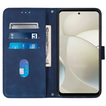 YB Imprinting Series-2 for Motorola Moto G Power (2024) Case Crossbody Phone Bag Leather Cover