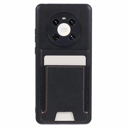 SUTENI H03 For Huawei Mate 40 Case PU Leather Waxy Texture Protective Cover