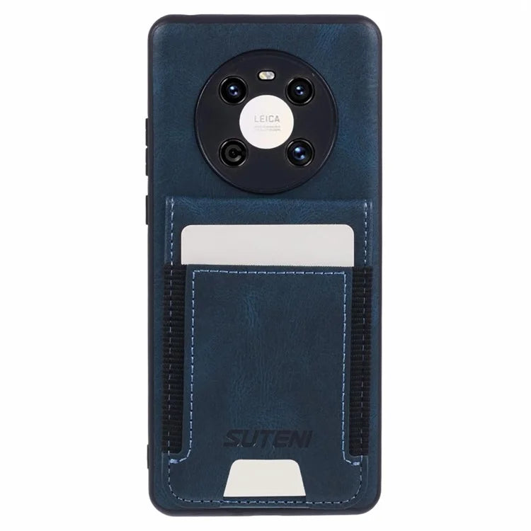 SUTENI H03 For Huawei Mate 40 Case PU Leather Waxy Texture Protective Cover