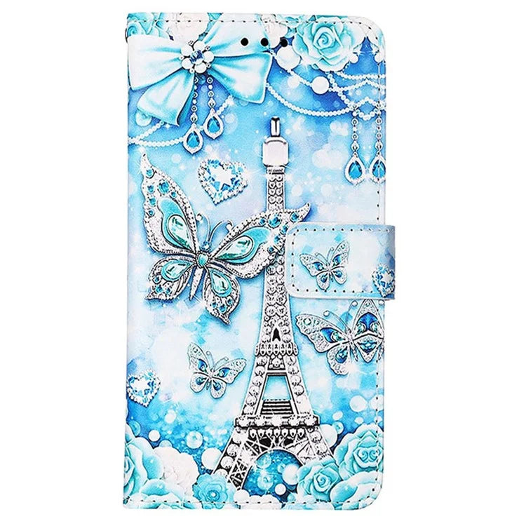 YB Pattern Printing Leather Series-4 for Motorola Edge 40 Neo 5G Leather Case Phone Wallet Cover