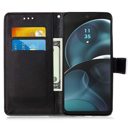 YB Pattern Printing Leather Series-4 for Motorola Edge 40 Neo 5G Leather Case Phone Wallet Cover