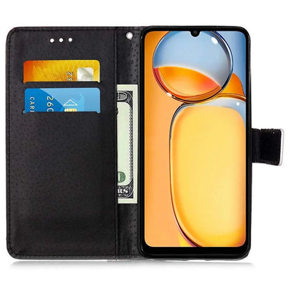 YB Pattern Printing Leather Series-4 for Xiaomi Redmi 13C 4G / Poco C65 4G Leather Case Wallet Flip Cover