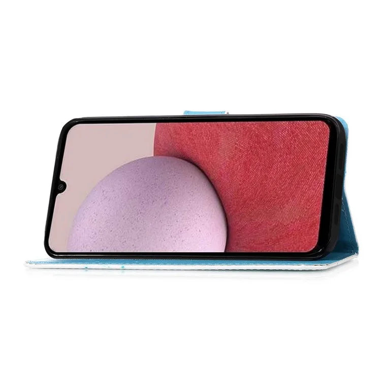 YB Pattern Printing Leather Series-4 for Samsung Galaxy A35 5G Wallet Phone Case with Strap