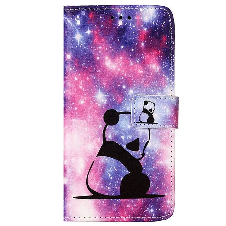 YB Pattern Printing Leather Series-4 for Samsung Galaxy A35 5G Wallet Phone Case with Strap