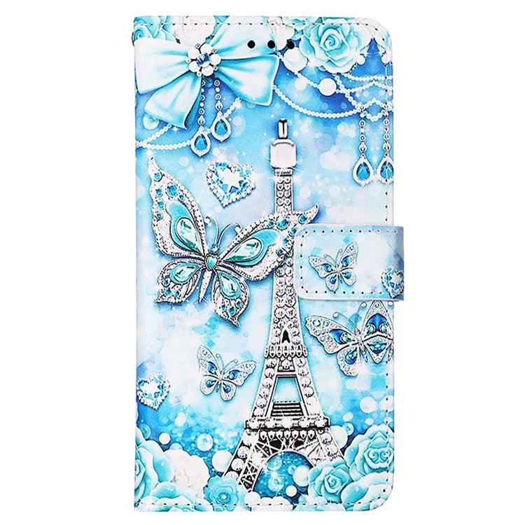 YB Pattern Printing Leather Series-4 for Samsung Galaxy A35 5G Wallet Phone Case with Strap