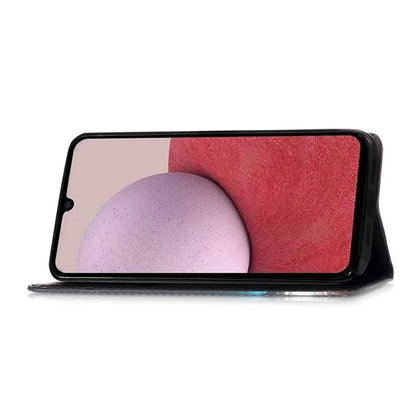 YB Pattern Printing Leather Series-4 for Samsung Galaxy A35 5G Wallet Phone Case with Strap
