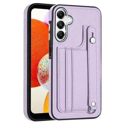 YB Leather Coating Series-5 For Samsung Galaxy A25 5G (Global) (161.0 x 76.5 x 8.3mm) Case Card Slots Phone Cover