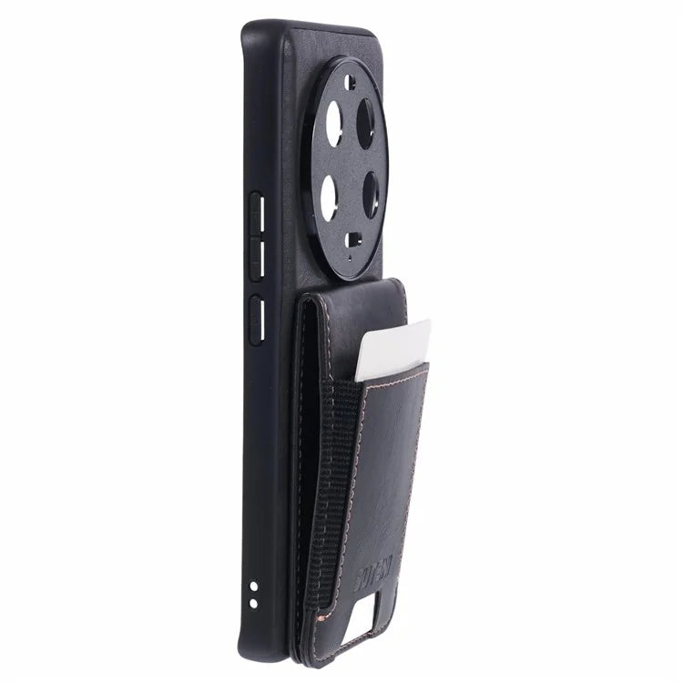 SUTENI H03 For Xiaomi 13 Ultra Case Leather+TPU Back Phone Cover with Card Holder
