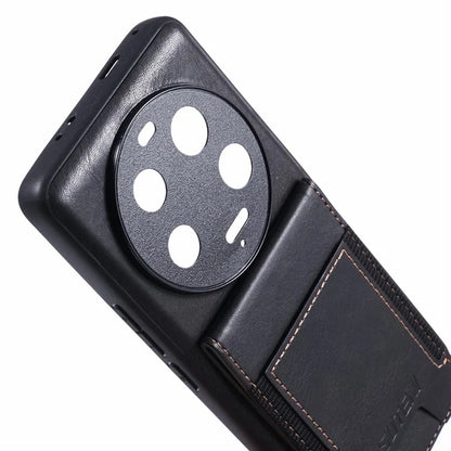 SUTENI H03 For Xiaomi 13 Ultra Case Leather+TPU Back Phone Cover with Card Holder