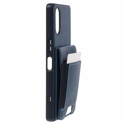 SUTENI H03 For Sony Xperia 5 V Phone Case Scratch-proof Leather+TPU Kickstand Shell