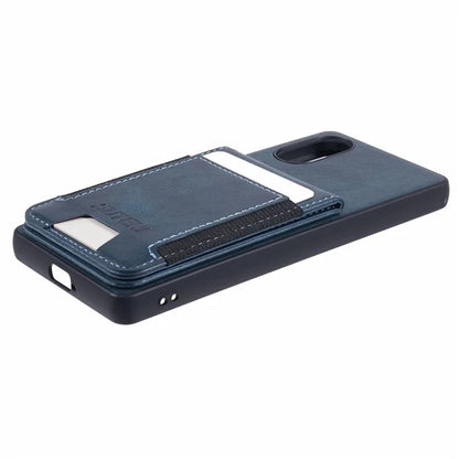 SUTENI H03 For Sony Xperia 5 V Phone Case Scratch-proof Leather+TPU Kickstand Shell