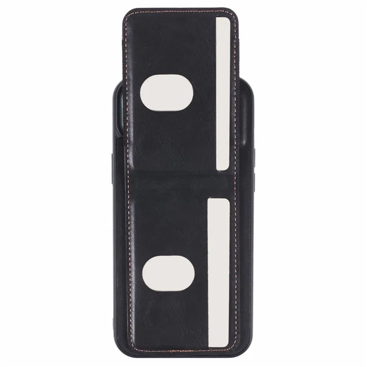 SUTENI H03 For iPhone 14 Plus Back Phone Cover PU Leather Vertical Flip Kickstand Case