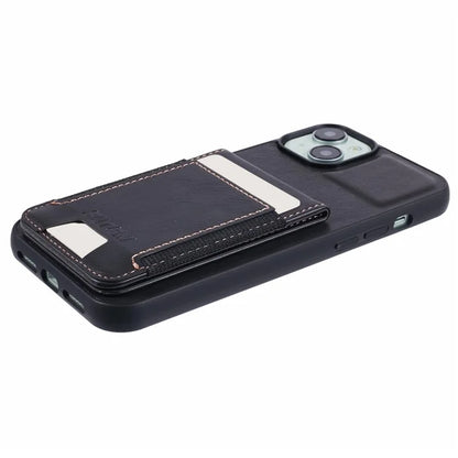 SUTENI H03 For iPhone 14 Plus Back Phone Cover PU Leather Vertical Flip Kickstand Case