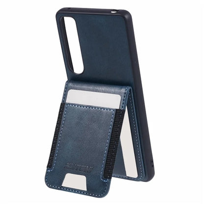 SUTENI H03 For Sony Xperia 1 IV 5G Case Card Slots Leather Back Cover