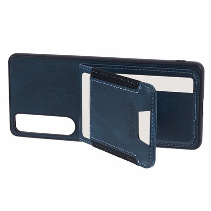 SUTENI H03 For Sony Xperia 1 IV 5G Case Card Slots Leather Back Cover
