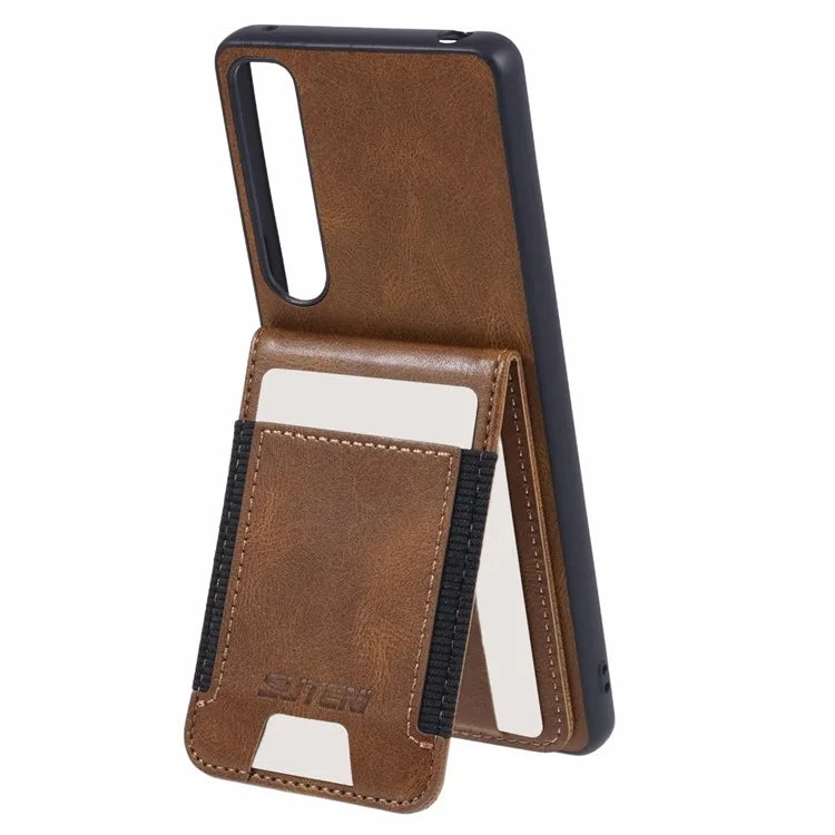 SUTENI H03 For Sony Xperia 1 IV 5G Case Card Slots Leather Back Cover