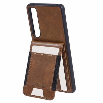SUTENI H03 For Sony Xperia 1 IV 5G Case Card Slots Leather Back Cover