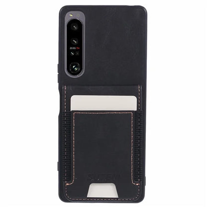 SUTENI H03 For Sony Xperia 1 IV 5G Case Card Slots Leather Back Cover