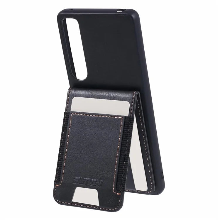 SUTENI H03 For Sony Xperia 1 IV 5G Case Card Slots Leather Back Cover