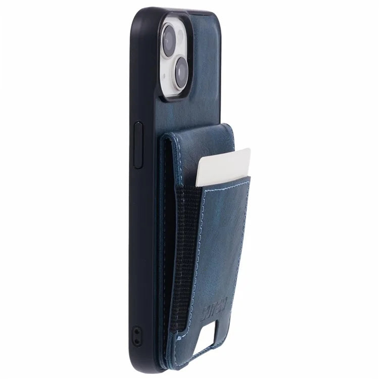 SUTENI H03 For iPhone 13 Case PU Leather+TPU TPU Shockproof Shell with Card Holders