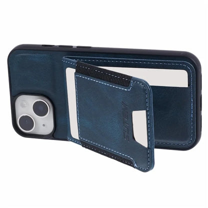 SUTENI H03 For iPhone 13 Case PU Leather+TPU TPU Shockproof Shell with Card Holders