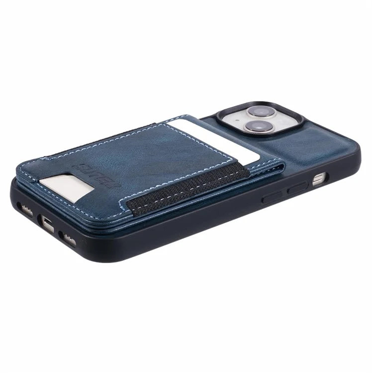 SUTENI H03 For iPhone 13 Case PU Leather+TPU TPU Shockproof Shell with Card Holders