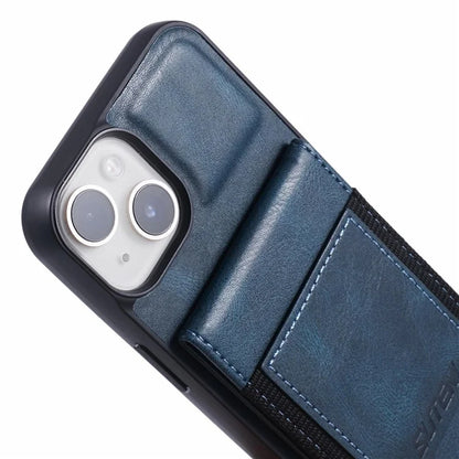 SUTENI H03 For iPhone 13 Case PU Leather+TPU TPU Shockproof Shell with Card Holders