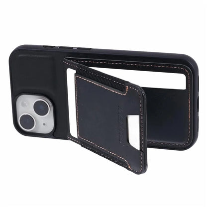 SUTENI H03 For iPhone 13 Case PU Leather+TPU TPU Shockproof Shell with Card Holders