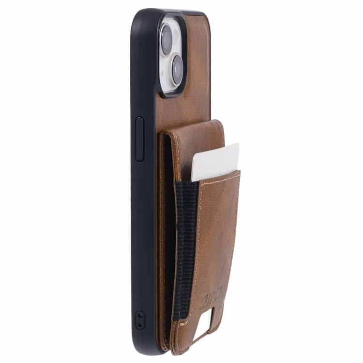 SUTENI H03 For iPhone 13 Case PU Leather+TPU TPU Shockproof Shell with Card Holders
