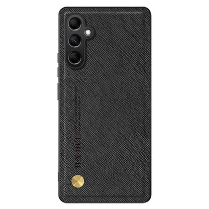 For 	Samsung Galaxy A34 5G Case Cross Texture Leather+TPU Phone Cover Support Magnetic Car Holder