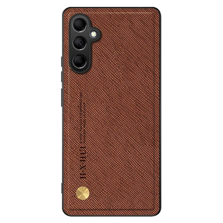 For 	Samsung Galaxy A34 5G Case Cross Texture Leather+TPU Phone Cover Support Magnetic Car Holder