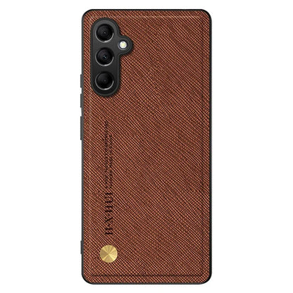 For 	Samsung Galaxy A34 5G Case Cross Texture Leather+TPU Phone Cover Support Magnetic Car Holder