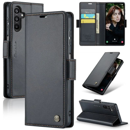 CASEME 023 Series For Samsung Galaxy A15 4G / A15 5G Phone Case RFID Blocking Litchi Texture Cover
