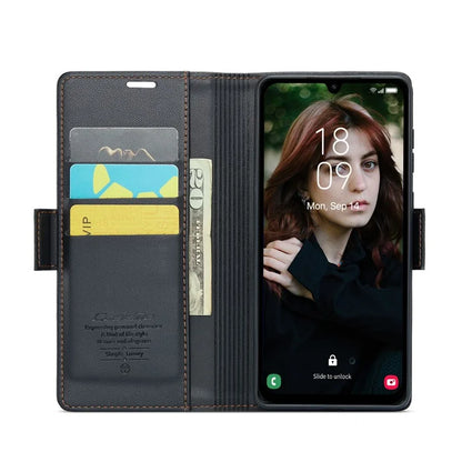 CASEME 023 Series For Samsung Galaxy A15 4G / A15 5G Phone Case RFID Blocking Litchi Texture Cover