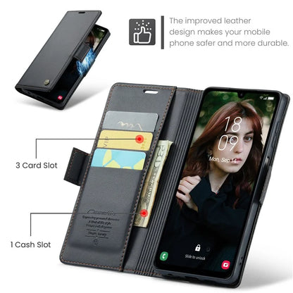 CASEME 023 Series For Samsung Galaxy A15 4G / A15 5G Phone Case RFID Blocking Litchi Texture Cover