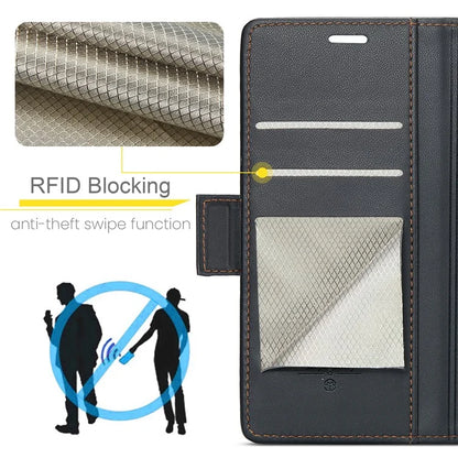 CASEME 023 Series For Samsung Galaxy A15 4G / A15 5G Phone Case RFID Blocking Litchi Texture Cover