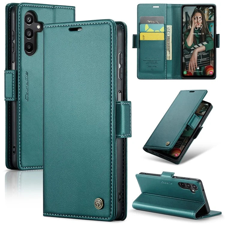 CASEME 023 Series For Samsung Galaxy A15 4G / A15 5G Phone Case RFID Blocking Litchi Texture Cover