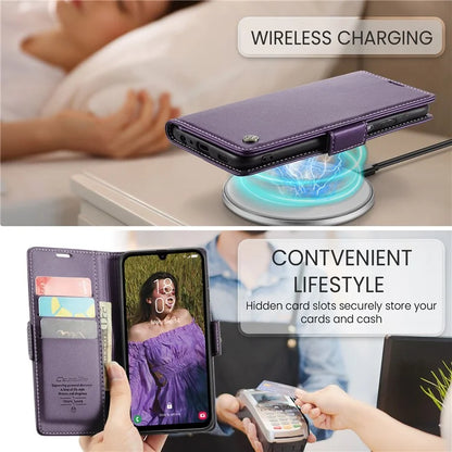 CASEME 023 Series For Samsung Galaxy A15 4G / A15 5G Phone Case RFID Blocking Litchi Texture Cover
