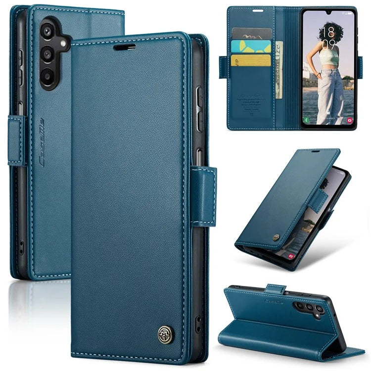 CASEME 023 Series For Samsung Galaxy A15 4G / A15 5G Phone Case RFID Blocking Litchi Texture Cover
